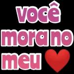 você
mora no
meu