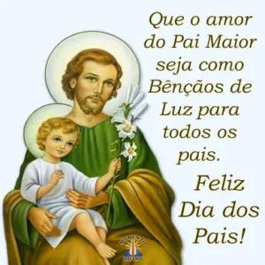 Que o amor do Pai Maior seja como Bênçãos de Luz para todos os pais. Feliz Dia dos Pais! TO 非 DIVINO  - getsticker.com