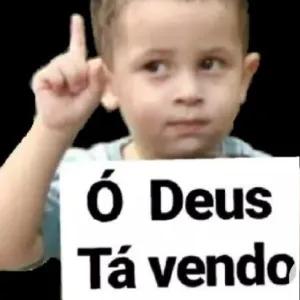 Ó Deus Tá vendo - getsticker.com