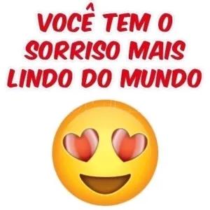 VOCÊ TEM O SORRISO MAIS LINDO DO MUNDO - getsticker.com