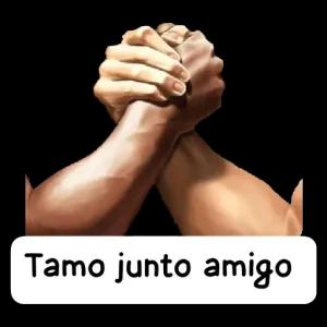 tamo junto amigo - getsticker.com