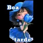 Pacote de expressão de menina azul