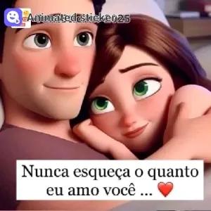 Nunca esqueça o quanto eu amo você ... ❤️ - getsticker.com