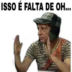 ISSO É FALTA DE OH... - getsticker.com