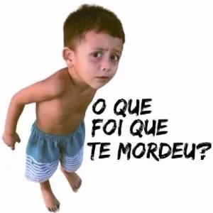 O QUE FOI QUE TE MORDEU? - getsticker.com