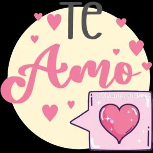 Te Amo R@Mycute_stickers - getsticker.com