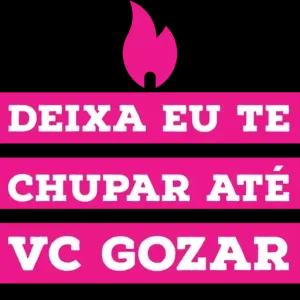 DEIXA EU TE CHUPAR ATÉ VC GOZAR  - getsticker.com