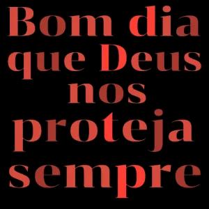 Bom dia que Deus nos proteja sempre - getsticker.com