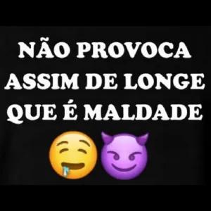 NÃO PROVOCA ASSIM DE LONGE QUE É MALDADE - getsticker.com