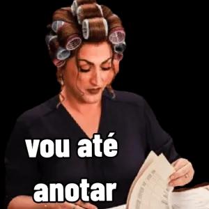 vou até anotar - getsticker.com