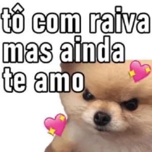tô com raiva mas ainda te amo - getsticker.com
