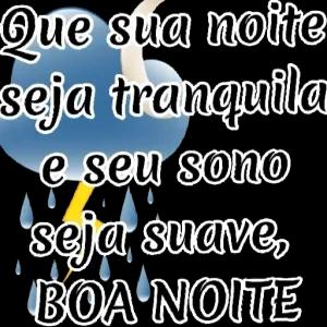 Que sua noite seja tranquila e seu sono seja suave, boa noite - getsticker.com