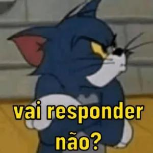 vai responder não? - getsticker.com