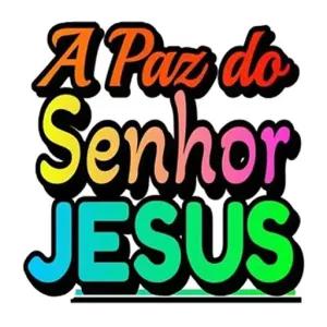 A Paz do Senhor JESUS - getsticker.com