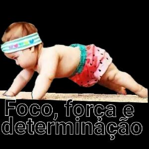 Foco, força e determinação  - getsticker.com