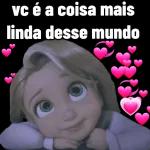 Rapunzel pânico beijos