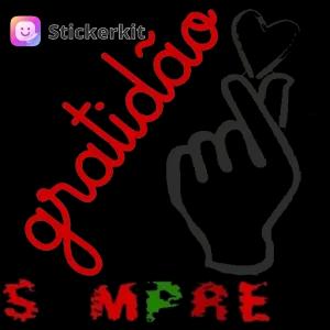 gratidao S M P R E - getsticker.com