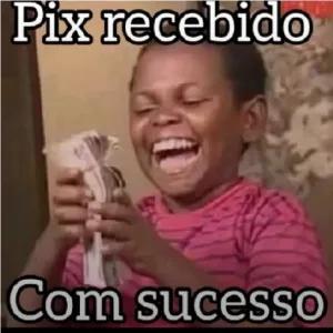 Pix recebido Com sucesso - getsticker.com