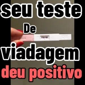 seu teste  De viadagem deu positivo - getsticker.com