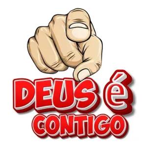 DEUS é CONTIGO - getsticker.com
