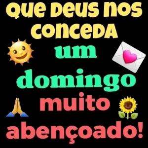 Que Deus nos ConceDA um domingo A muito abençoado! - getsticker.com