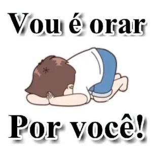 Vou é orar Por você! - getsticker.com
