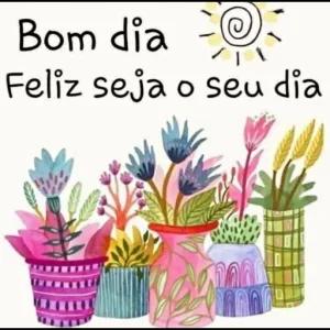 Bom dia Feliz seja o seu dia - getsticker.com