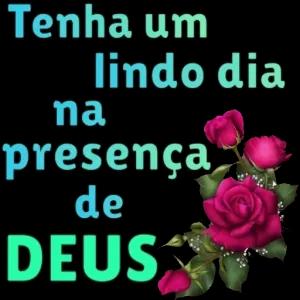 Tenha um lindo dia na presença de DEUS - getsticker.com