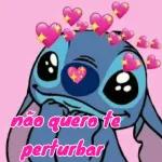 não quero te perturbar