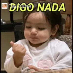 DIGO NADA - getsticker.com
