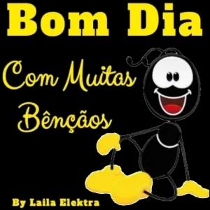 Bom Dia Com Muitas Bençãos BJ Laila Elektra  - getsticker.com