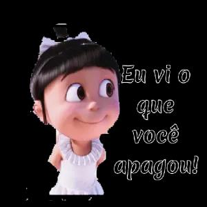 Eu vi o que você apagou! - getsticker.com