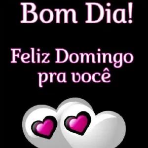 Bom Dia! Feliz Domingo pra você - getsticker.com