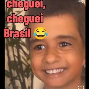 cheguei, cheguei Brasil - getsticker.com