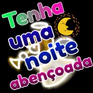 Tenha uma noite abençoada - getsticker.com