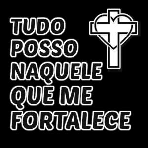 TUDO POSSO + NAQUELE QUE ME FORTALECE - getsticker.com