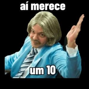 ai merece um 10 - getsticker.com