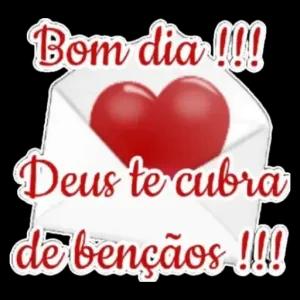 Bom dia !!! Deus te cubra de bênçãos !!! - getsticker.com