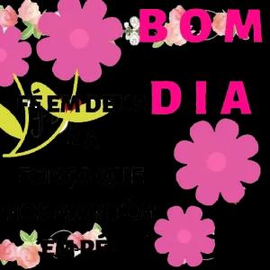 BOM DIA FÉ EM DEUS É A FORÇA QUE NOS MANTÉM EM PÉ - getsticker.com