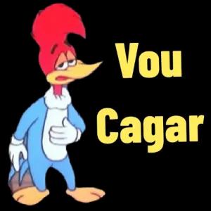 Vou Cagar  - getsticker.com