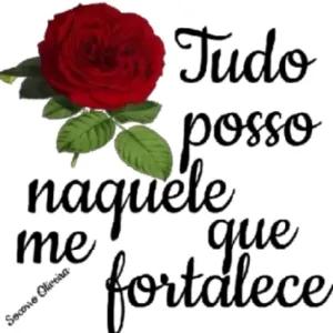 Tudo posso naquele me que fortalece Socorro Oliveira - getsticker.com