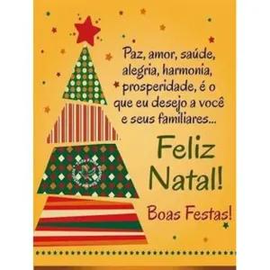 Paz, amor, saúde, alegria, harmonia, * prosperidade, é o que eu desejo a você e seus familiares... Felis Natal! Boas Festas! - getsticker.com