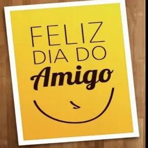 FELIZ DIA DO Amigo  - getsticker.com