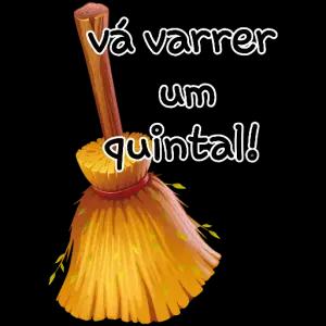 vá varrer um quintal!  - getsticker.com