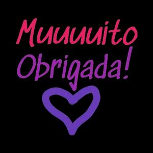 Muuuuito Obrigada! - getsticker.com
