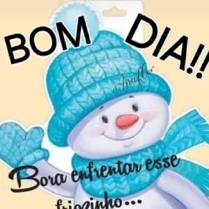 BOM DIA!!  Bora enfrentar esse friozinho.... - getsticker.com