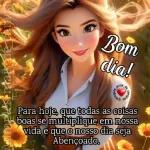 Multiplique o amor e que o nosso dia seja abençoado. Bom dia!