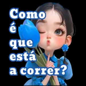 Como é que está a correr? - getsticker.com
