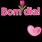 Bom dia Esta rosa é para você