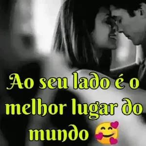 Ao seu lado é o melhor lugar do mundo - getsticker.com